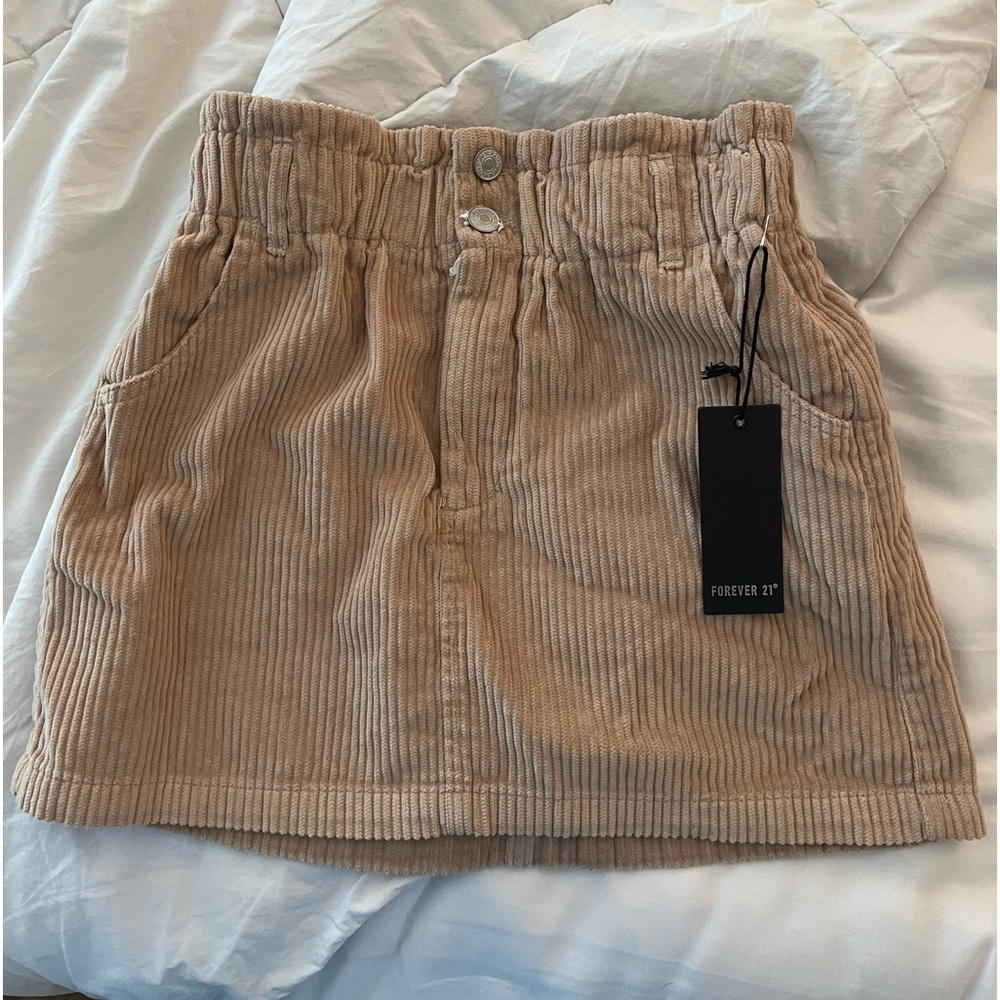 Forever 21 corduroy mini skirt
